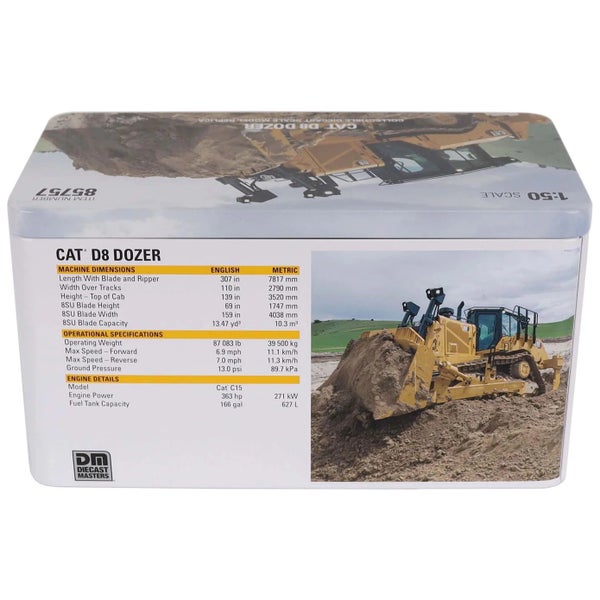 Cat 1:50 D8 Track-Type Tractor Bulldozer High Line Edition 1/50 Diecast Masters Carousel 11