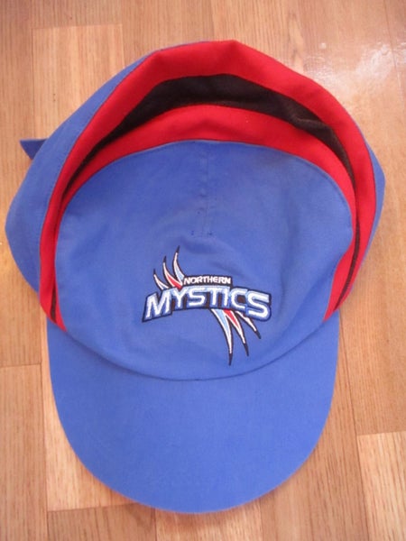 NORTHERN MYSTICS NETBALL blue with red & black CAP - One Size Carousel 5