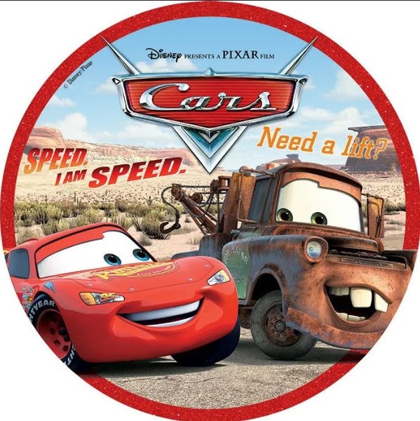 Disney Cars Edible Cake Image. Choose Shape Carousel 1