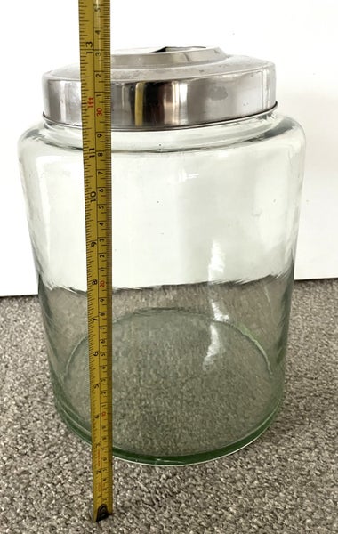 Large Vintage shop counter display lidded Jar Carousel 4