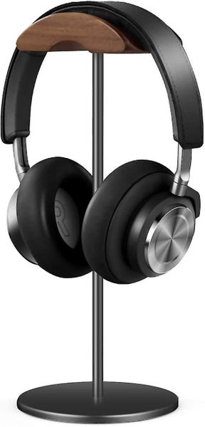 Headphone Stand Walnut Wood And Aluminum Headphone Stand Headset Display Stand Carousel 1