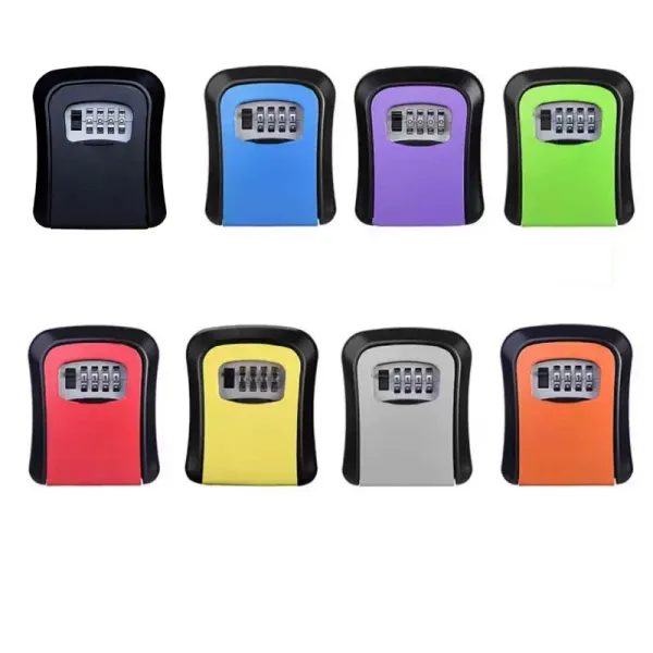 Weatherproof Wall-mounted Key Safe Password Key Box Key Lock Box No4 Carousel 2