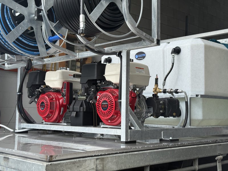 Custom Commercial Waterblaster Skid Carousel 2