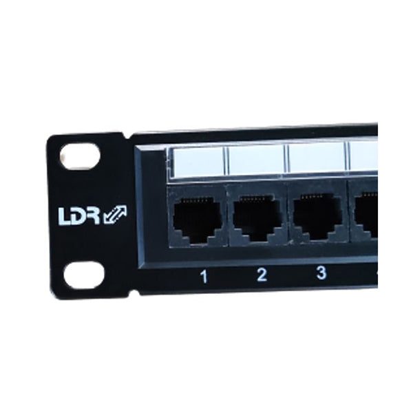 Ldr 24 Port Cat6 Patch Panel Rack Mount 1U Carousel 3
