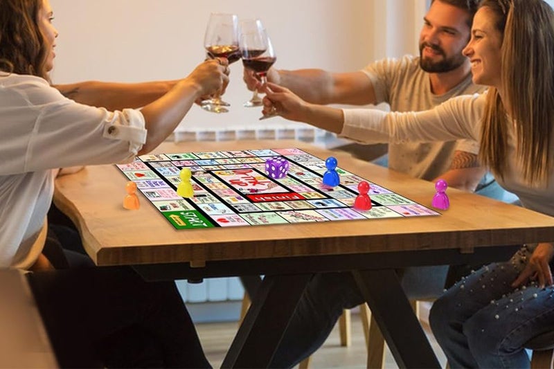 Drinking Board Game for Adults Interactive Game Night Birthday Party 2-8 Players Carousel 7