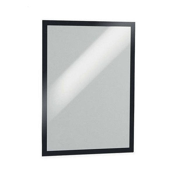 Durable Duraframe Self Adhesive Sign Holder A3 Pack Of 2 Carousel 1