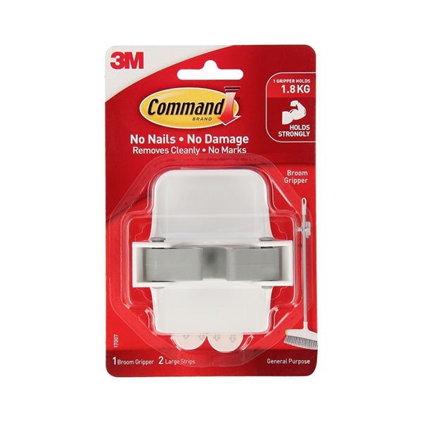 Command Broom Gripper 17007 White Bag Of 2 Carousel 1