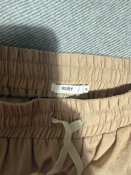 Ruby Corvette Trouser - Camel Carousel 5