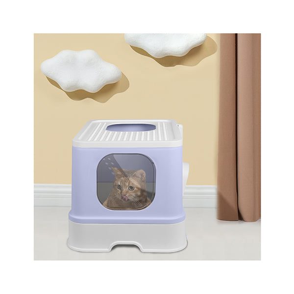 Cat Litter Box Fully Enclosed Kitty Carousel 13