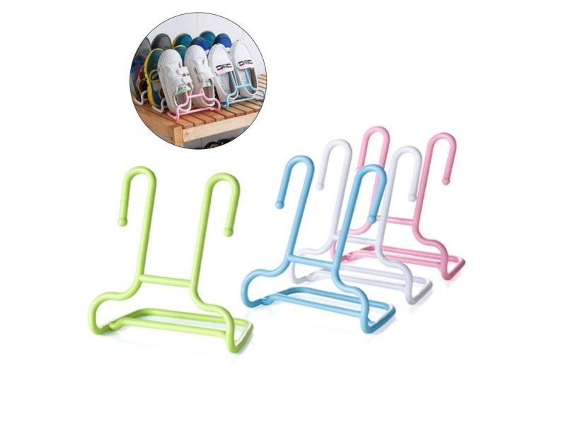 New 10PCS Set Multi-Function Shelf Drying Rack Shoe Rack Stand Hanger Carousel 2