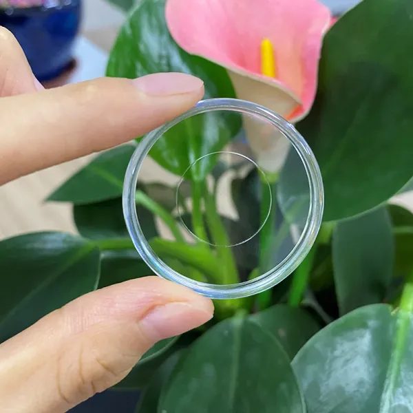100pcs Super Clear Mushroom Planner Binding Discs Notebook Binder Rings Discs Carousel 2