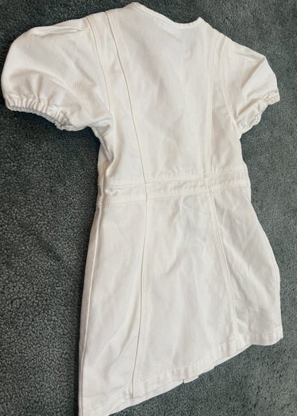 Seed White Denim Dress Carousel 7