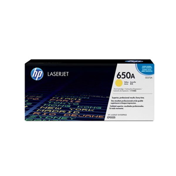 HP 650A Original Laser Toner Cartridge Yellow 1 Each 15000 Pages Carousel 1