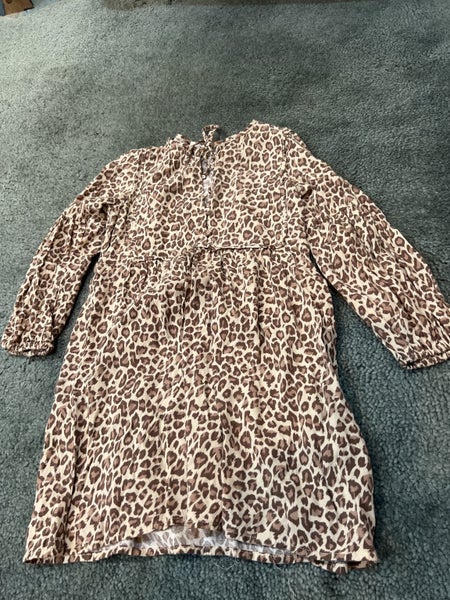 Little Auguste Brown and Cream Leopard Dress Carousel 2