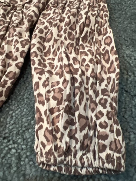 Little Auguste Brown and Cream Leopard Dress Carousel 4