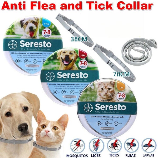 Adjustable Anti Flea Seresto And Tick Collar 8 Month Protection Pet Large Sma... Carousel 1