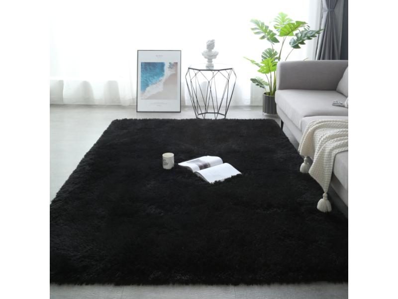 Plush Carpet Living Room Decoration Fluffy Rug Thick Bedroom Carpets Anti Slip Carousel 2