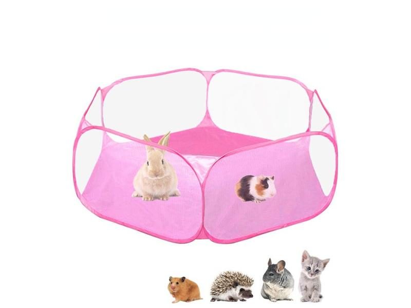 Portable Folding Cage Tent For Pet Cats Dogs Hamsters Etc. Carousel 1