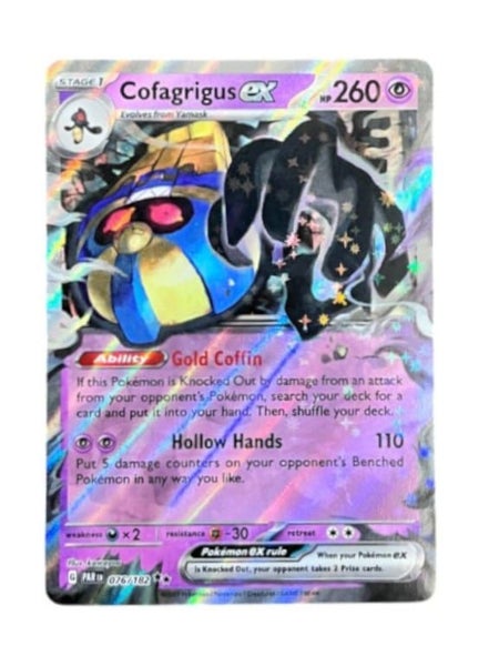 POKEMON TCG - COFAGRIGAS EX 076/182 Paradox Rift Carousel 1