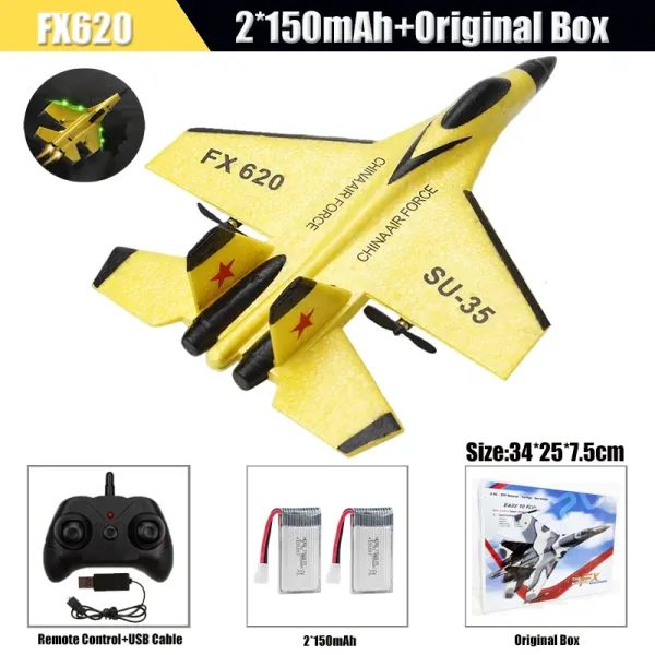 RC Foam Aircraft SU-35 Plane 2.4G Radio Control Glider Remote Control Fighter Carousel 1