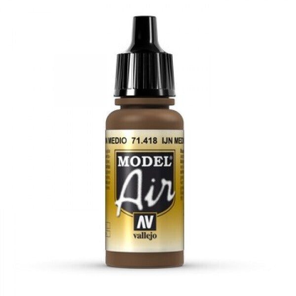 Vallejo AV71418 Model Air Ijn Medium Brown 17ml Carousel 1