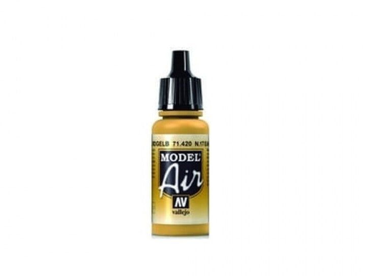 Vallejo AV71420 Model Air No17 Earth Yellow 17ml Carousel 1