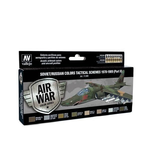 Vallejo AV71608 Model Air Soviet / Russian Colors Tactical Schemes 1978-1989 ... Carousel 1