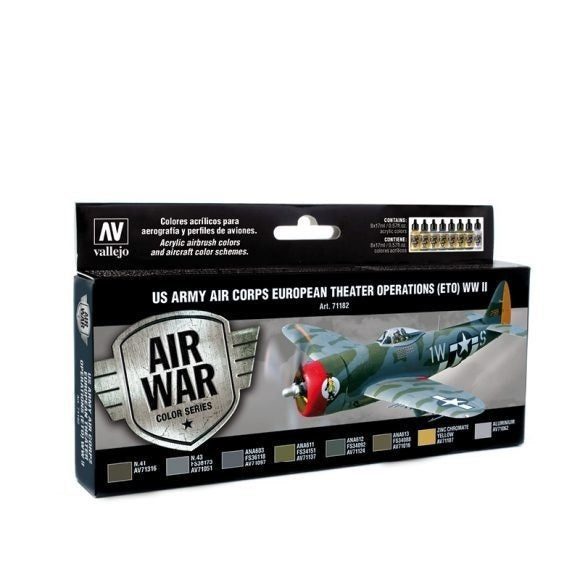 Vallejo AV71182 Model Air Us Army Air Corps European Theater Op. (Eto) Wwii 8... Carousel 1