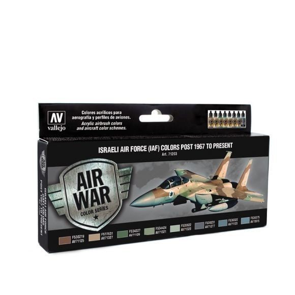 Vallejo AV71203 Model Air Israeli Air Force (Iaf) Colors Post 1967 To Present... Carousel 1