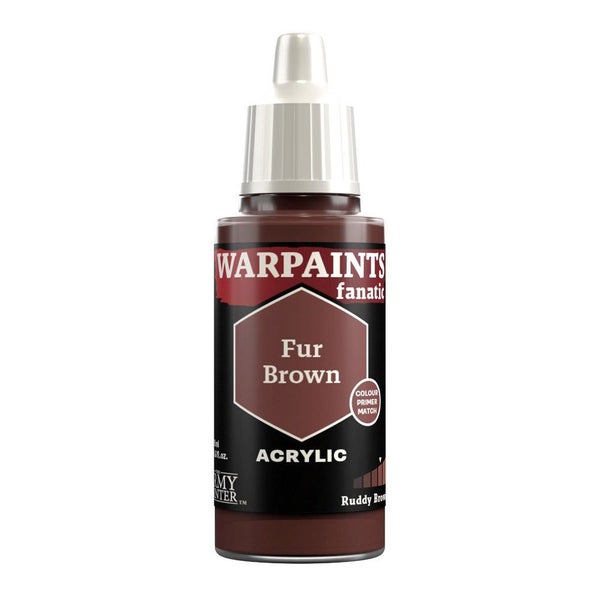Army Painter WP3112 Warpaints Fanatic Fur Brown 18ml Carousel 1