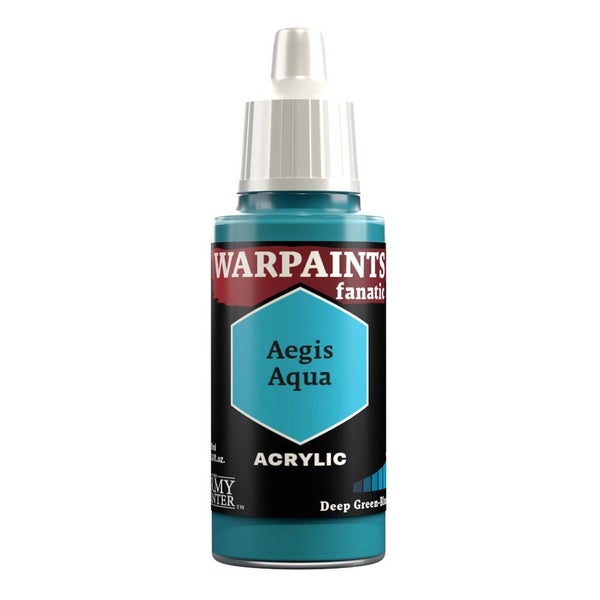 Army Painter WP3036 Warpaints Fanatic Aegis Aqua 18ml Carousel 1