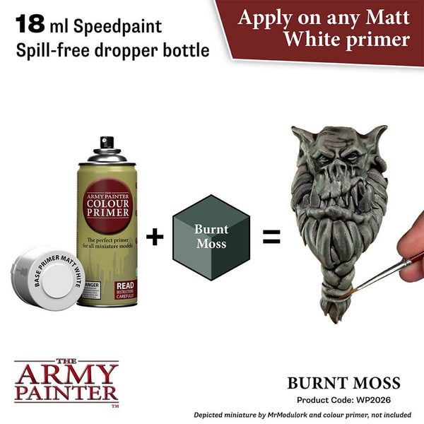 Army Painter WP2026 Speedpaint 2.0 Burnt Moss 18ml Carousel 2