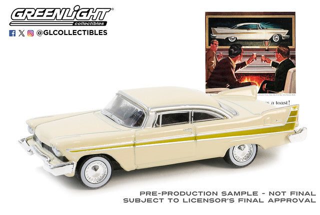 GreenLight GL-39140-B 1/64 1957 Plymouth Fury 01 Carousel 1