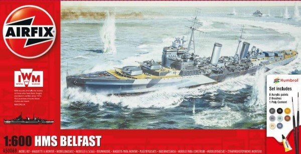 Airfix 50069 1/600 Gift Set: HMS Belfast Carousel 1