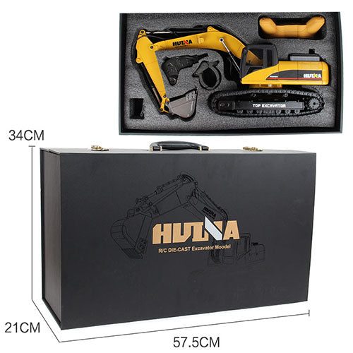 Huina 1580 V4 RC Excavator 23Ch 1/14 Scale 2020 Version w/gift case Carousel 18