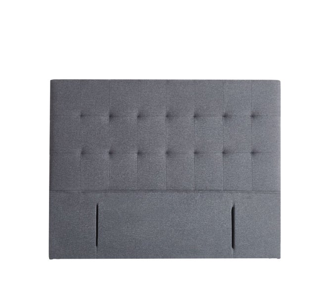 Bed Warehouse Super King Light Grey Classic Headboard Carousel 1