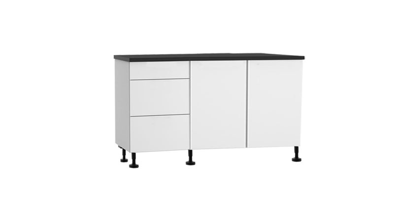 1600mm - Gloss white kitchenette Carousel 2