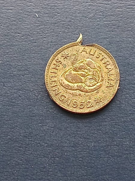 Australia , 1952 , silver shilling Carousel 1
