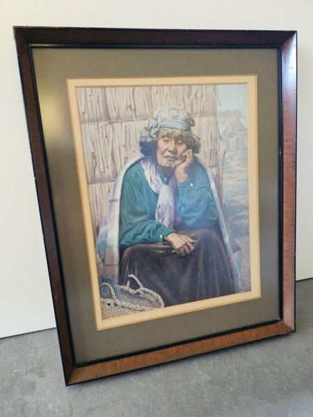 C.F. Goldie Framed Lithograph 'Ina Te Papatahi , Nga Puhi'. (Lot 4) Carousel 1
