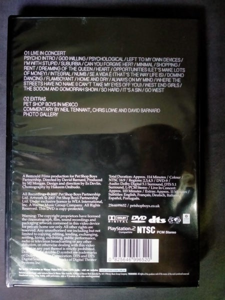 Pet shop boys Cubism concert Mexico 2006 DVD Carousel 3