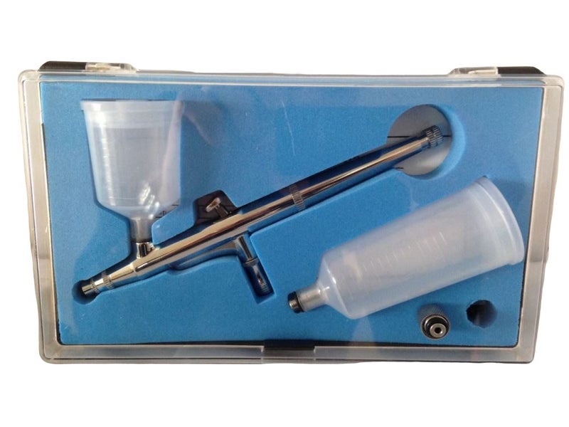 AIR BRUSH COMPRESSOR KIT with Tank 2 Yr Warranty Carousel 2