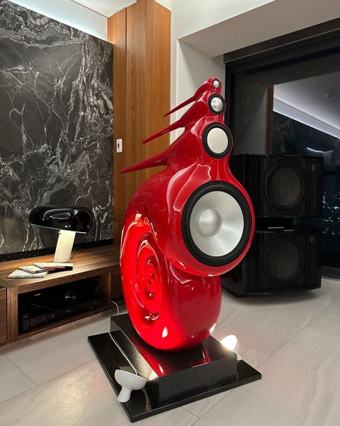 Iconic & very RARE Bowers & Wilkins Nautilus in Custom RED (Ferrari or McLaren)62863224137217114