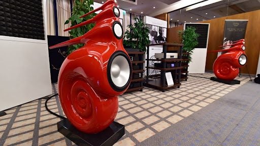 Iconic & very RARE Bowers & Wilkins Nautilus in Custom RED (Ferrari or McLaren)62863224137217111