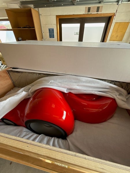 Iconic & very RARE Bowers & Wilkins Nautilus in Custom RED (Ferrari or McLaren)62863224137217112