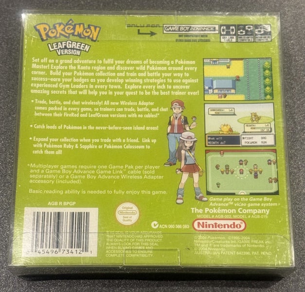 * -GameBoy Advance- Pokemon Leaf Green Version AUS PAL BOXED * Carousel 2