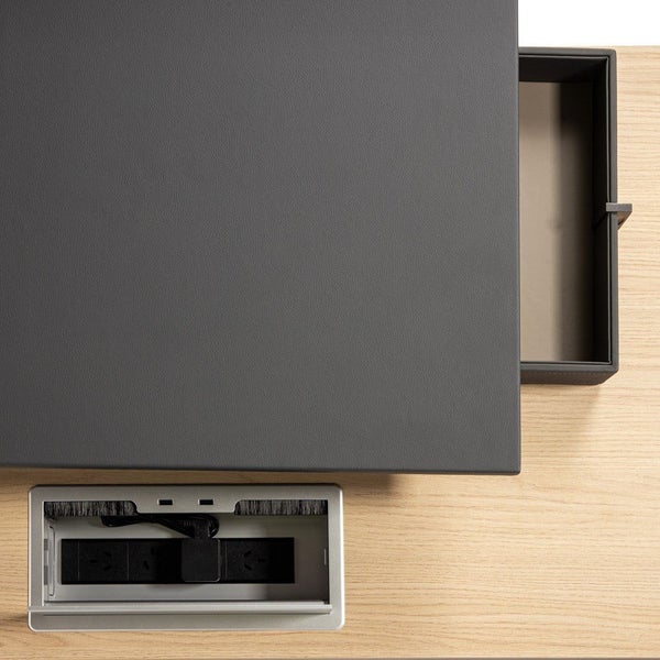Maxim Executive Desk with Side Cabinet Carousel 2