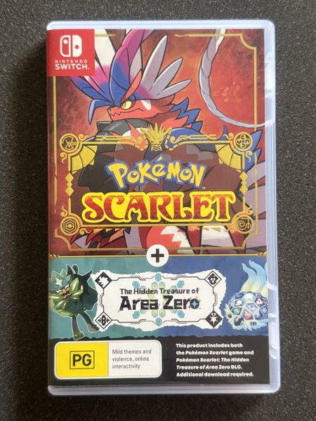 * -Switch- Pokémon Scarlet + The Hidden Treasure of Area Zero * Carousel 1