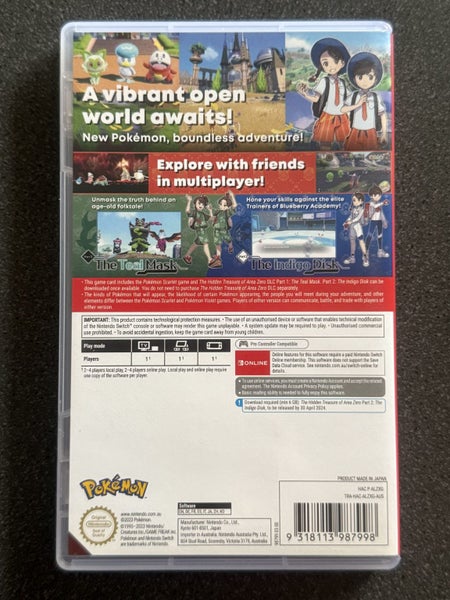 * -Switch- Pokémon Scarlet + The Hidden Treasure of Area Zero * Carousel 2