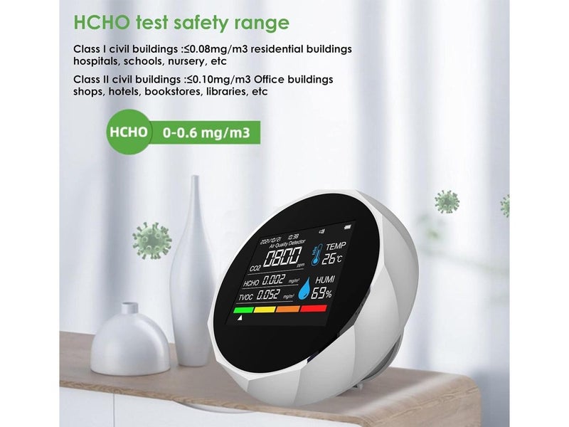 Formaldehyde Detector Air Quality Monitor Carousel 2