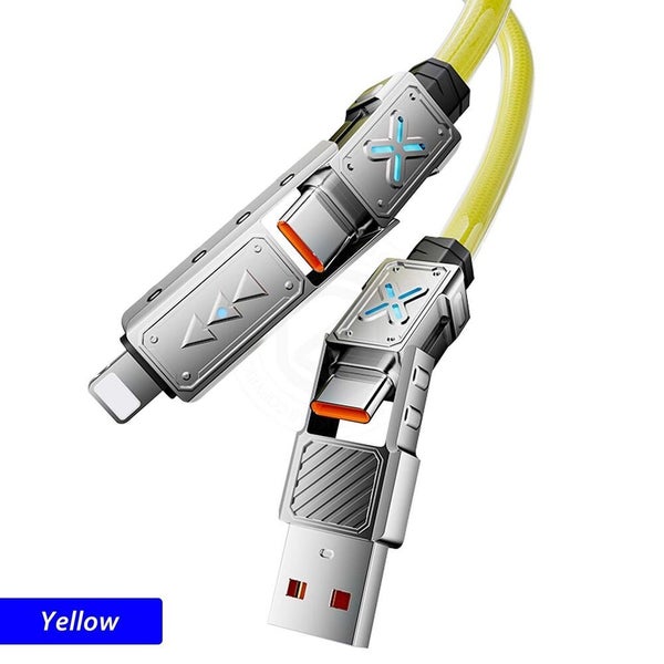 ZUSLAB 4 in 1 Type-C/USB to Type-C PD240W Fast Charging Cable For iPhone Samsung Carousel 12